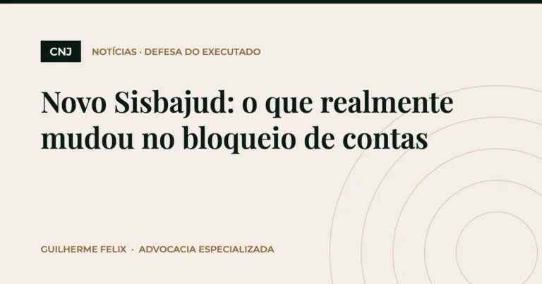 Novo Sisbajud: o que realmente mudou no bloqueio de contas
